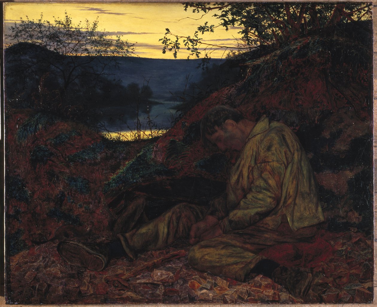 Stenbrytaren, 1857 av Henry Wallis