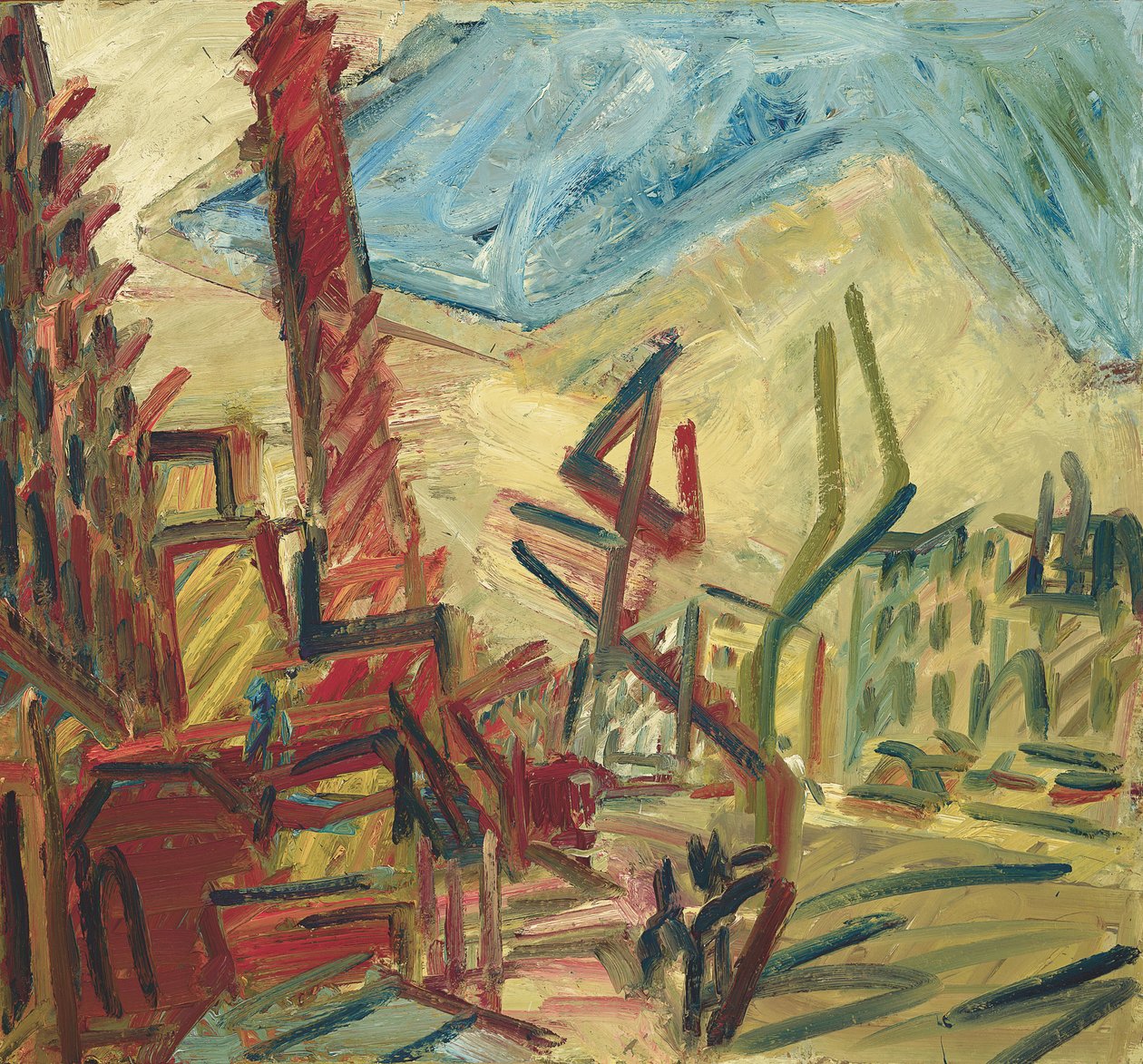 Träd i Mornington Crescent, 1991-92 av Henry Wallis