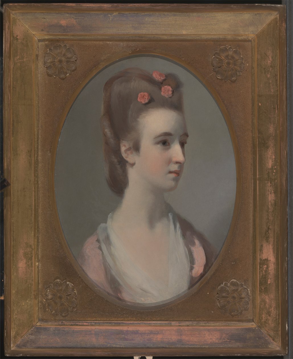 Porträtt av en kvinna, möjligen fröken Nettlethorpe av Henry Walton