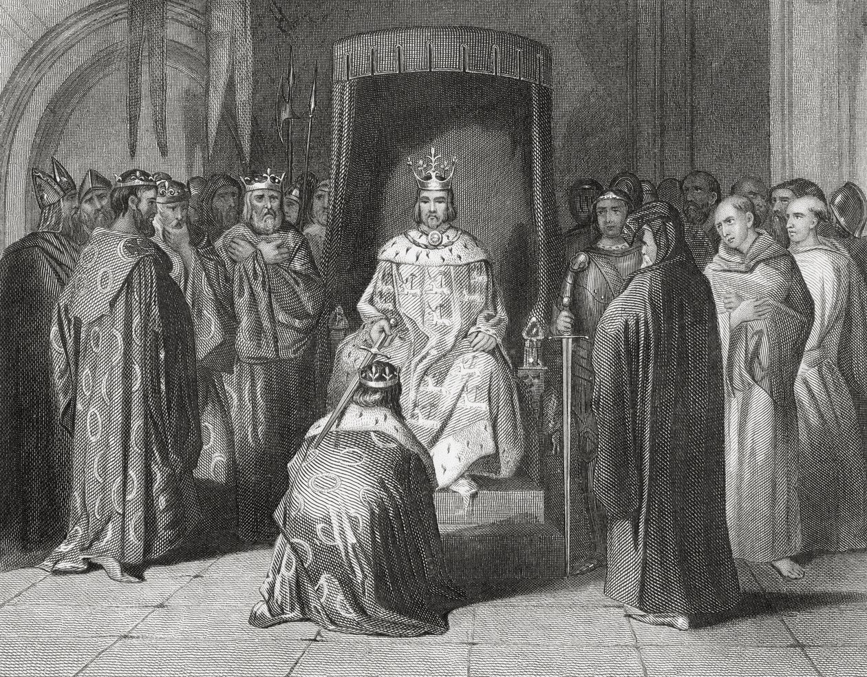 Kung Richard II till riddare av kungarna av Connaught, Ulster, Thomond och Leinster 1394, 