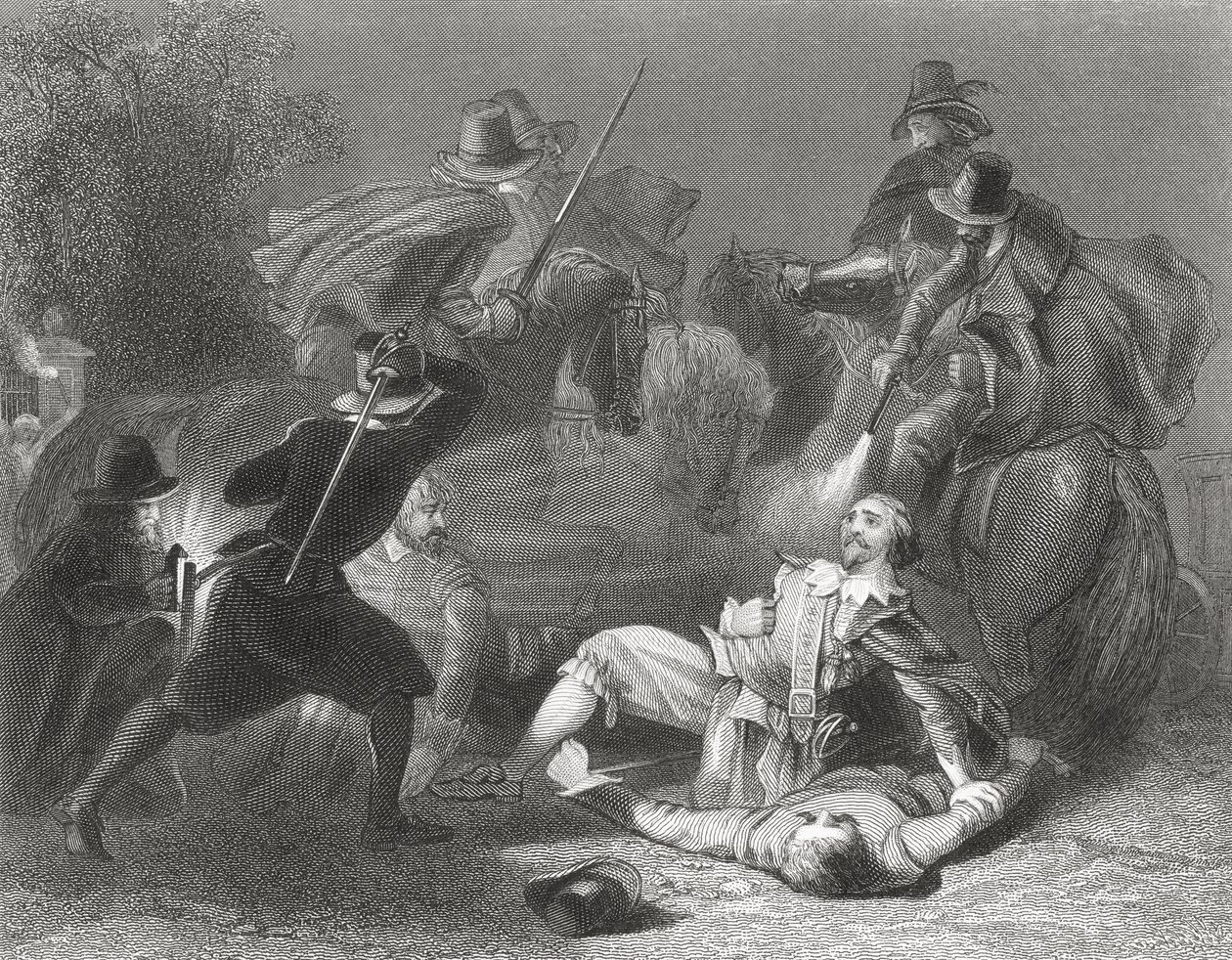 Mordet på Lord Kilwarden av Robert Emmets rebeller i Dublin, Irland, 1803, från 