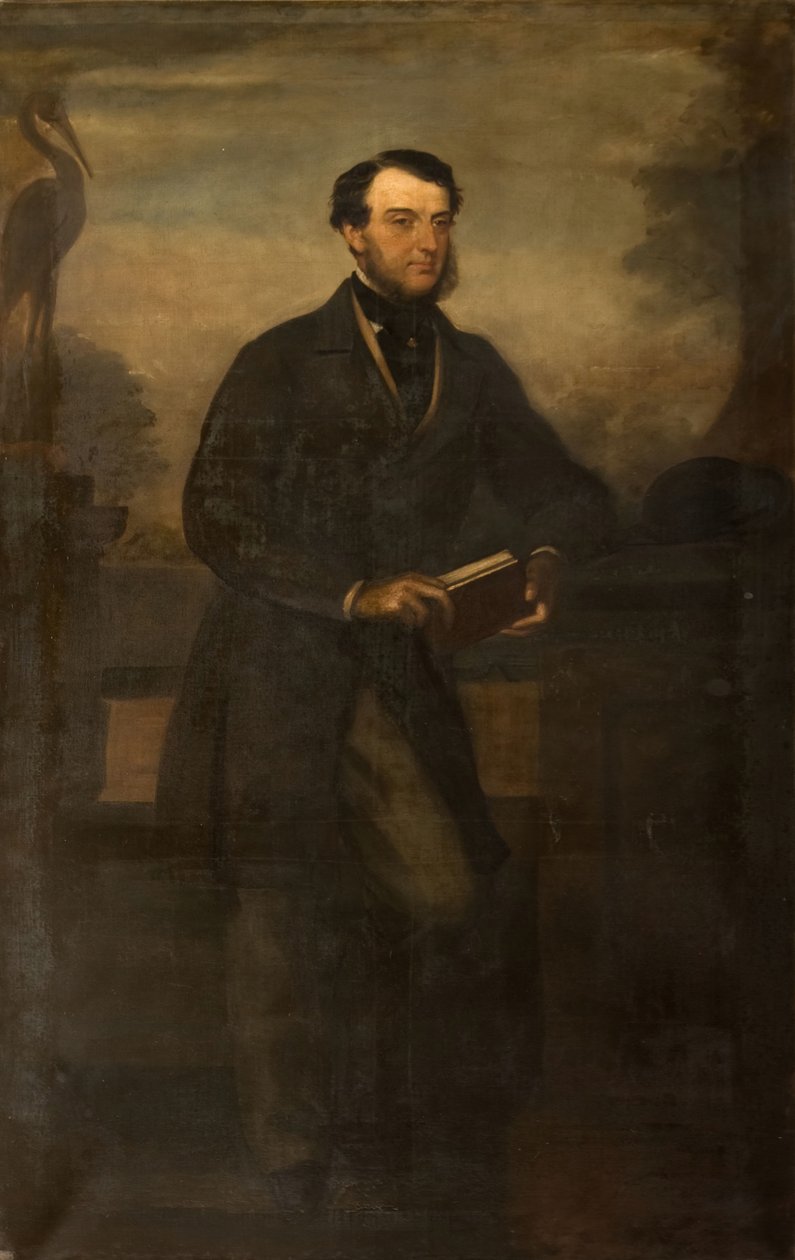Porträtt av Charles B Adderley 1st Lord Norton, 1865. av Henry Weigall