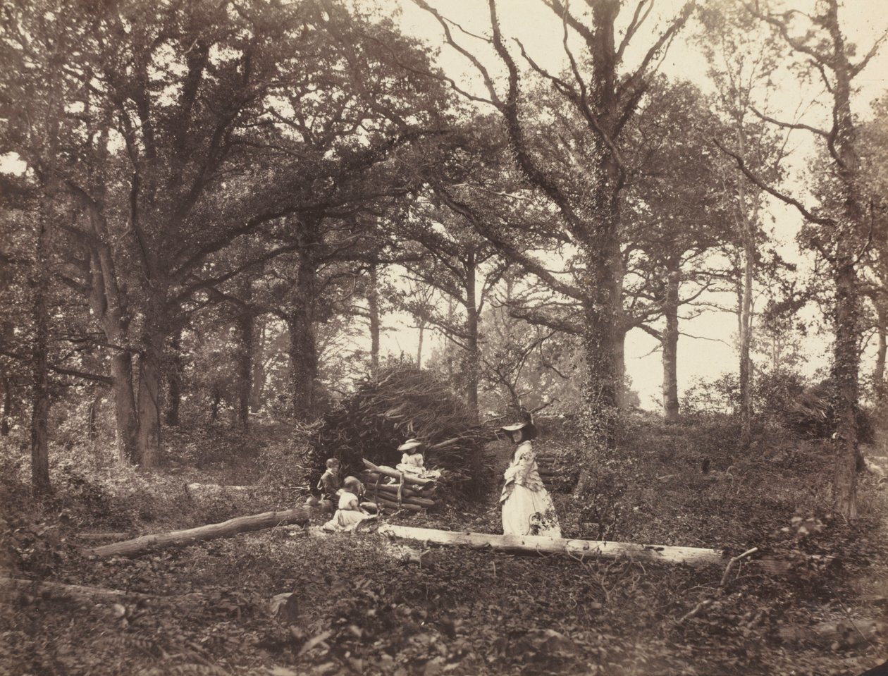 Landskap, 1856. av Henry White