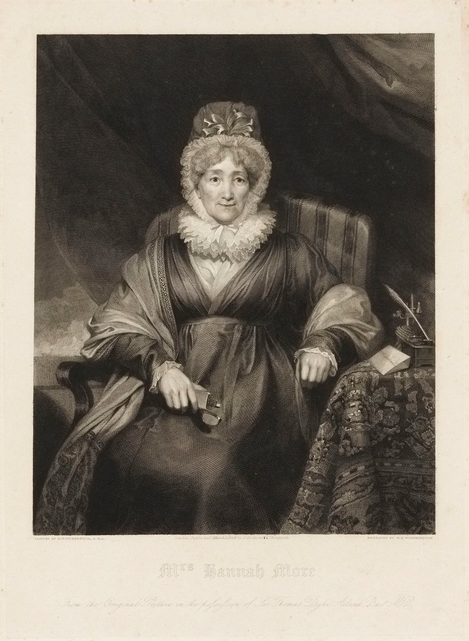 "Mrs Hannah More av Henry William (after) Pickersgill