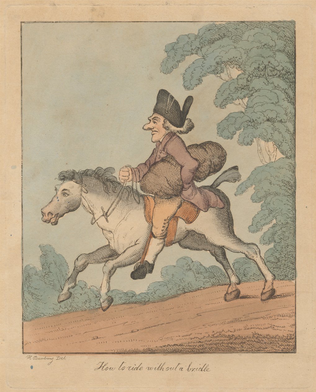 Hur man cyklar utan träns av Henry William Bunbury