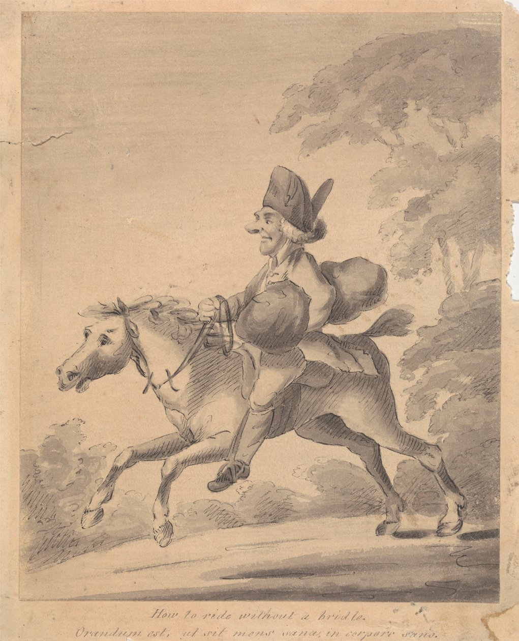 Hur man cyklar utan träns av Henry William Bunbury