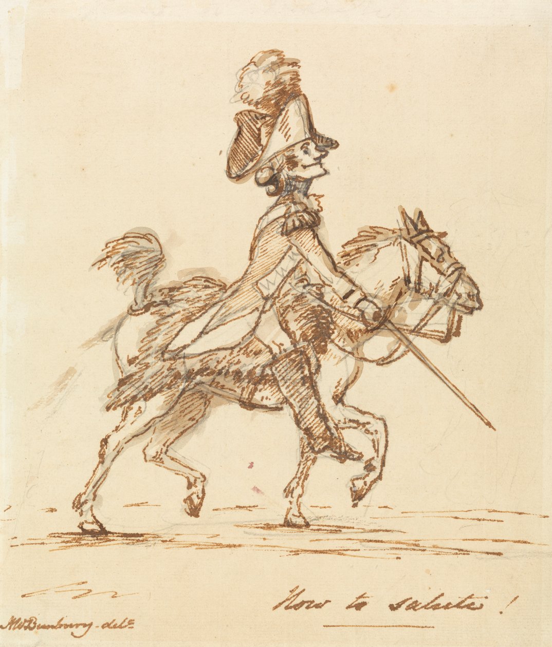 Hur man saluterar av Henry William Bunbury
