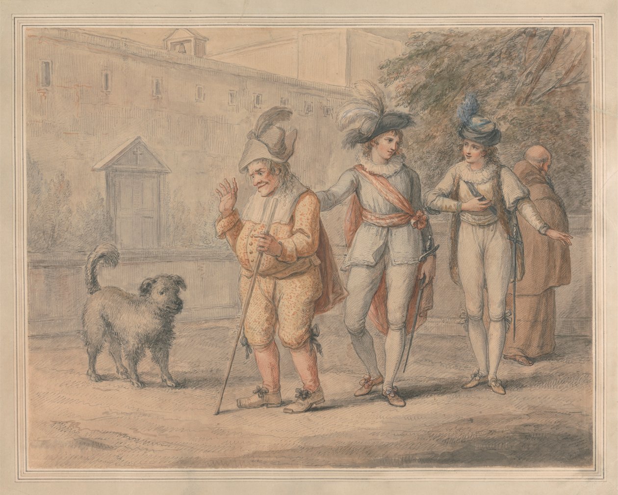 Launce som lär sin hundkrabba av Henry William Bunbury