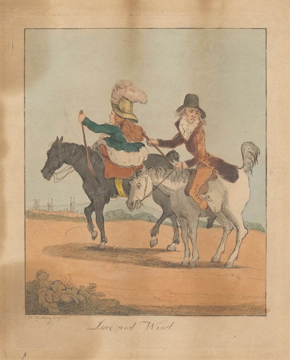 Kärlek och vind av Henry William Bunbury
