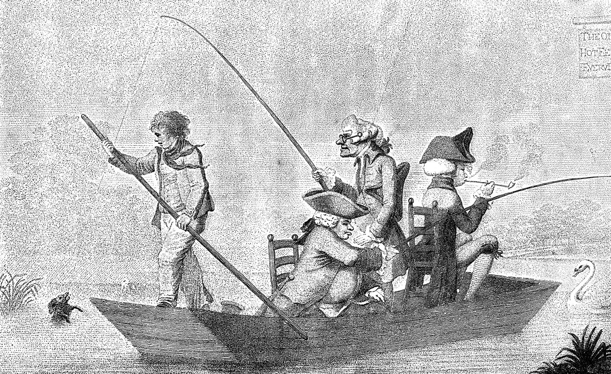 Tålamod i ett slag, 1792. av Henry William Bunbury