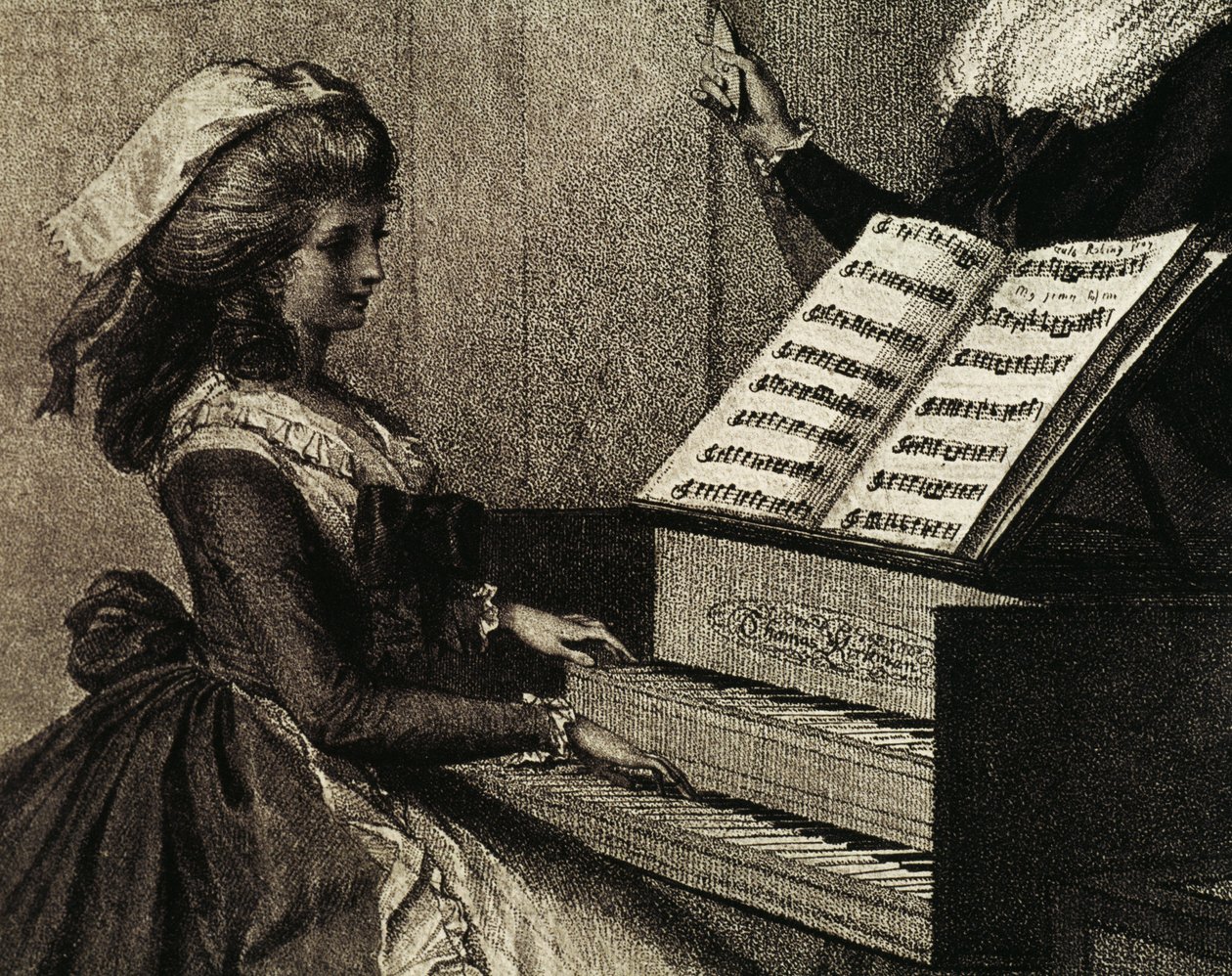 Musiklektionen av Henry William Bunbury