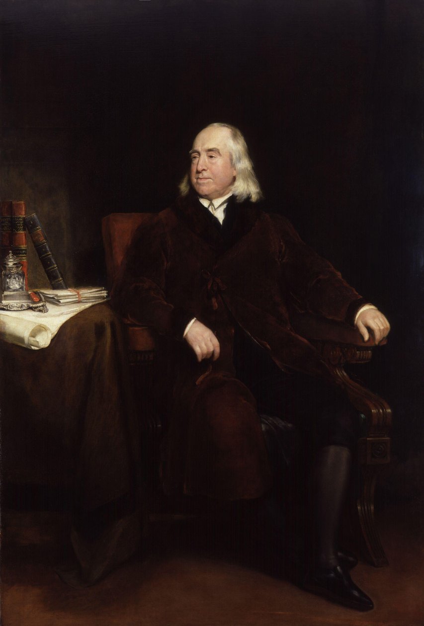 Jeremy Bentham av Henry William Pickersgill