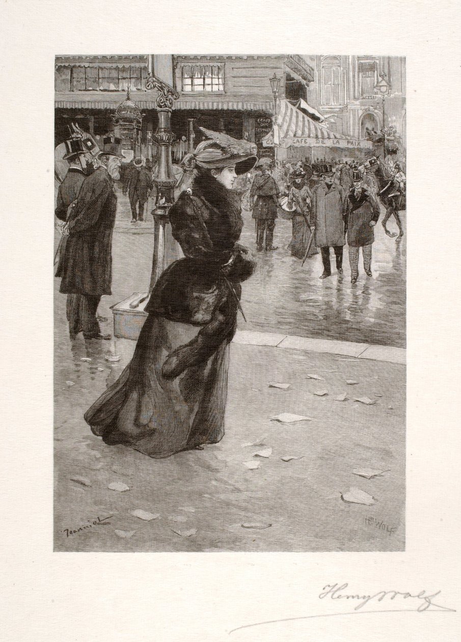 Boulevard des Italiens, en grundlig parisienne av Henry Wolf