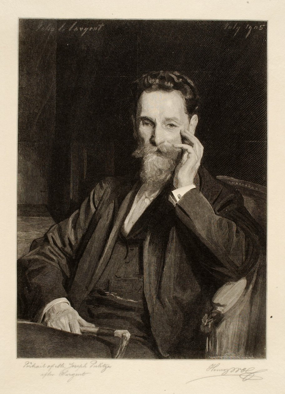 Joseph Pulitzer av Henry Wolf