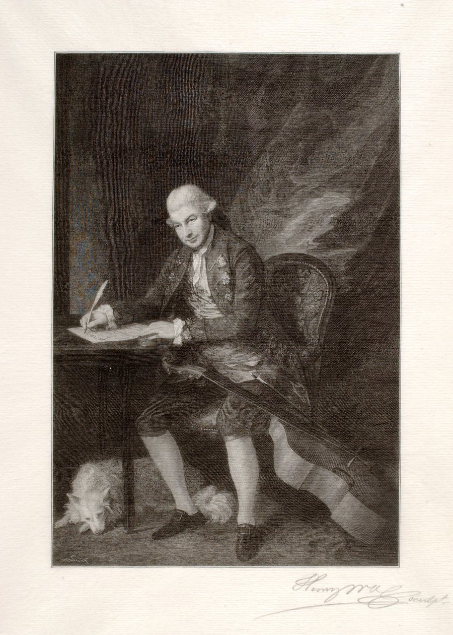 Karl Friedrich Abel av Henry Wolf