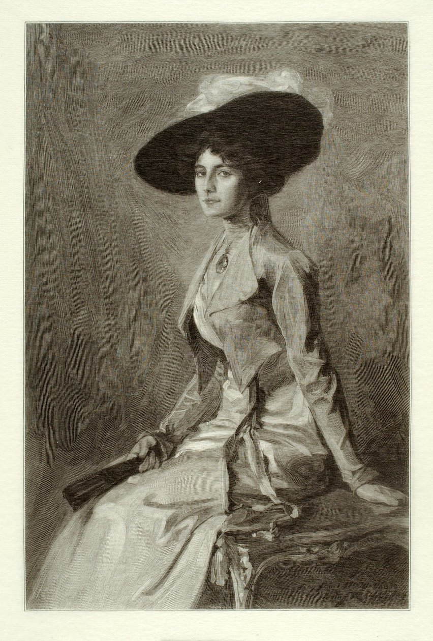 Miss Alice Chase av Henry Wolf