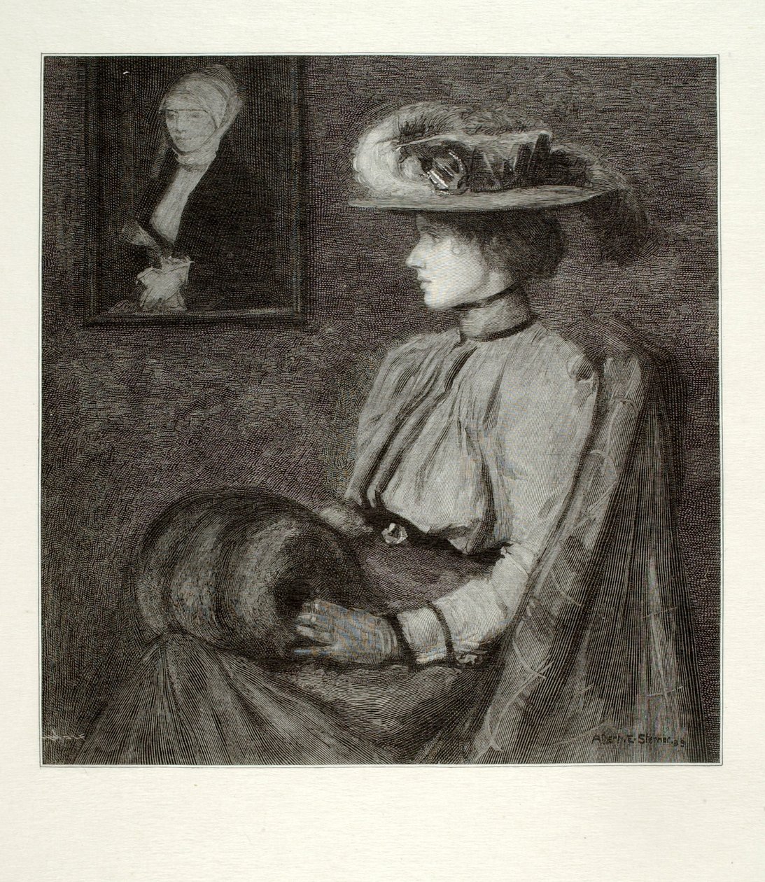 Fru Marie Sterner av Henry Wolf