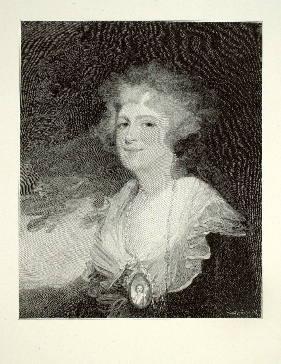 Fru Thomas Lea (Sarah Shippen) av Henry Wolf