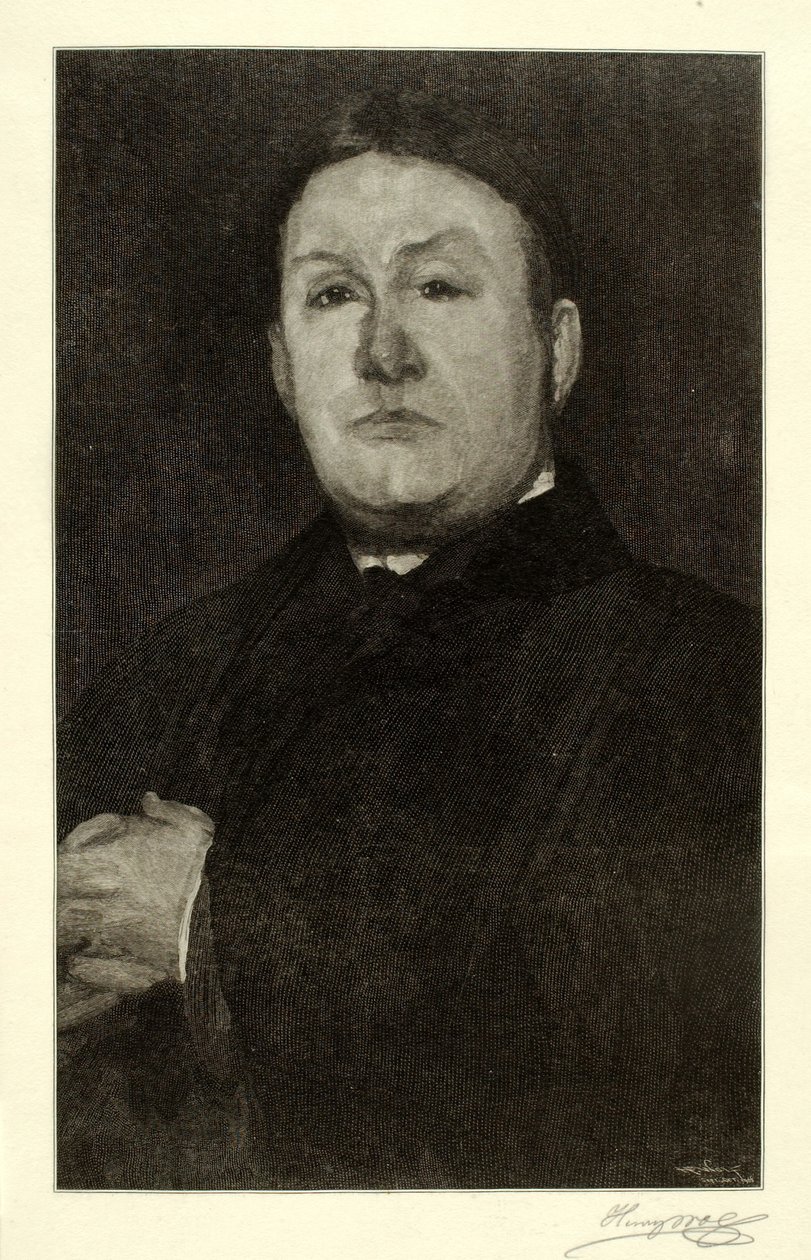 Richard Canfield, en porträttskiss av Henry Wolf