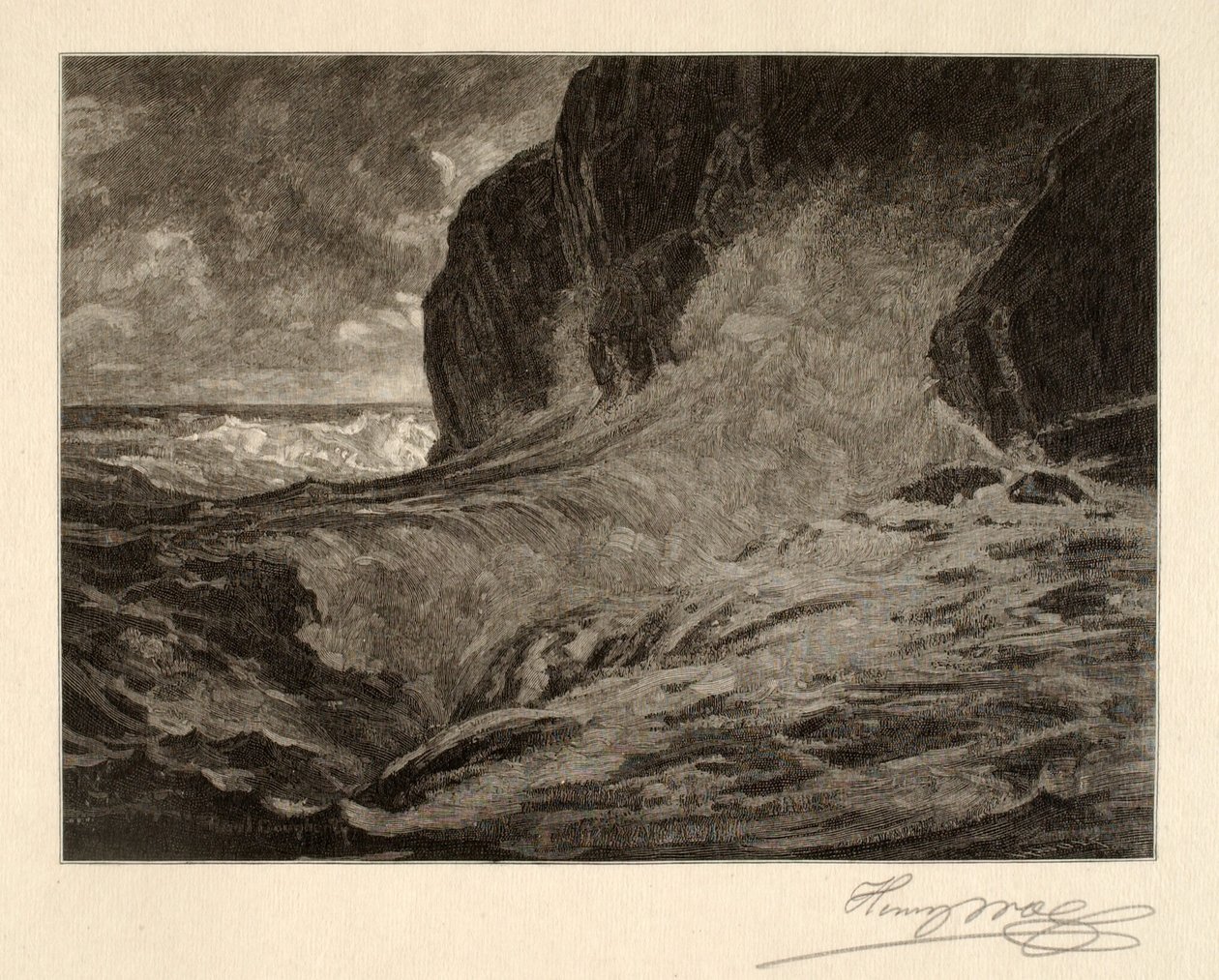 Maine-kusten (The Onrush) av Henry Wolf