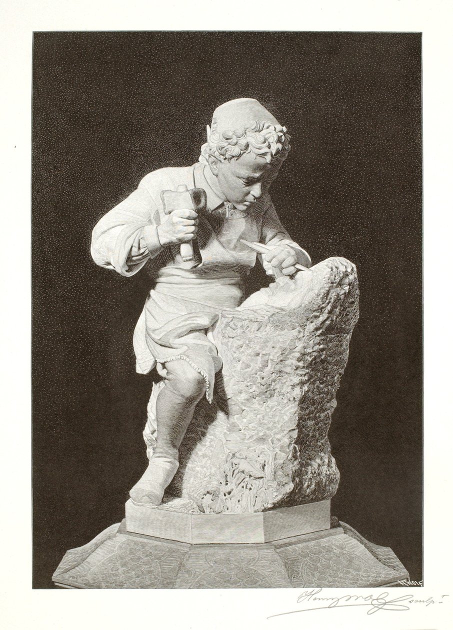 Unge Michelangelo av Henry Wolf