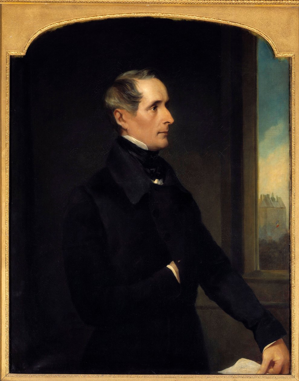 Porträtt av Alphonse de Lamartine (1790-1869) poet och politiker Målning av Henry Phillips (1820-1868) 1848 Sön. 1,17x0,9 m Paris, av Henry Wyndham Phillips
