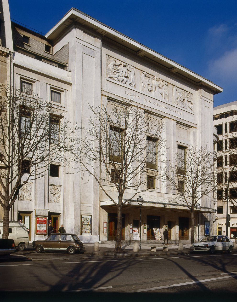 Teater des Champs Elysees av Henry van de Perret Auguste (1874 1954) & Perret Gustave (1876 1952) Velde