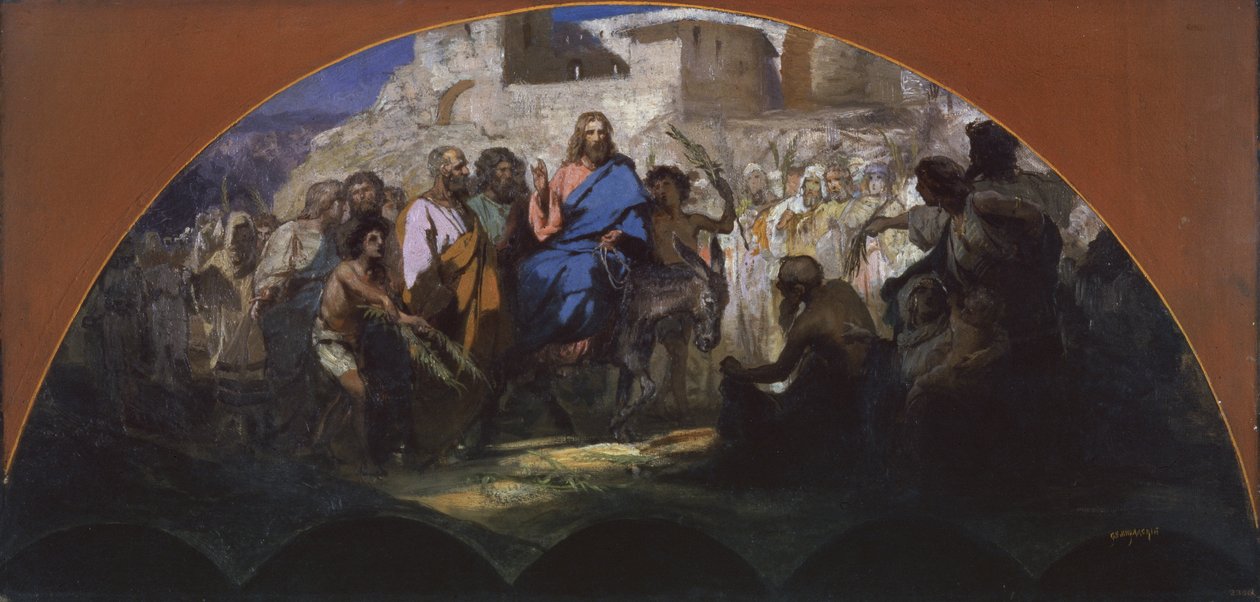 Kristi försök till Jerusalem, 1876 av Henryk Siemiradzki