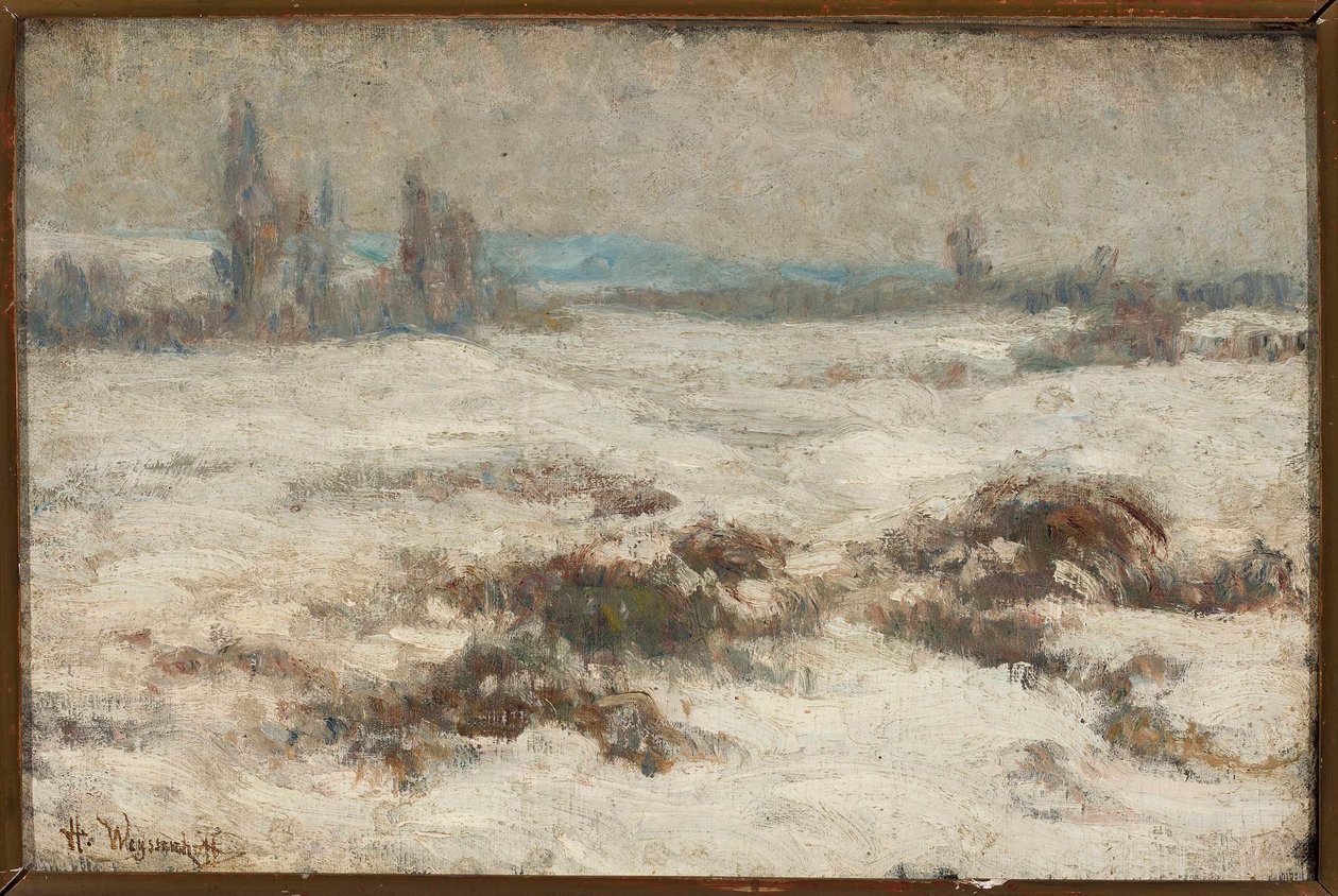 Vinterlandskap av Henryk Weyssenhoff