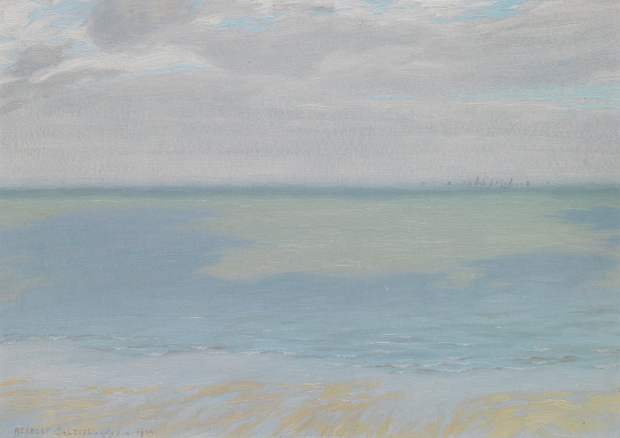 Study of Sky and Sea, 1924 (olja på papper) av Herbert Dalziel