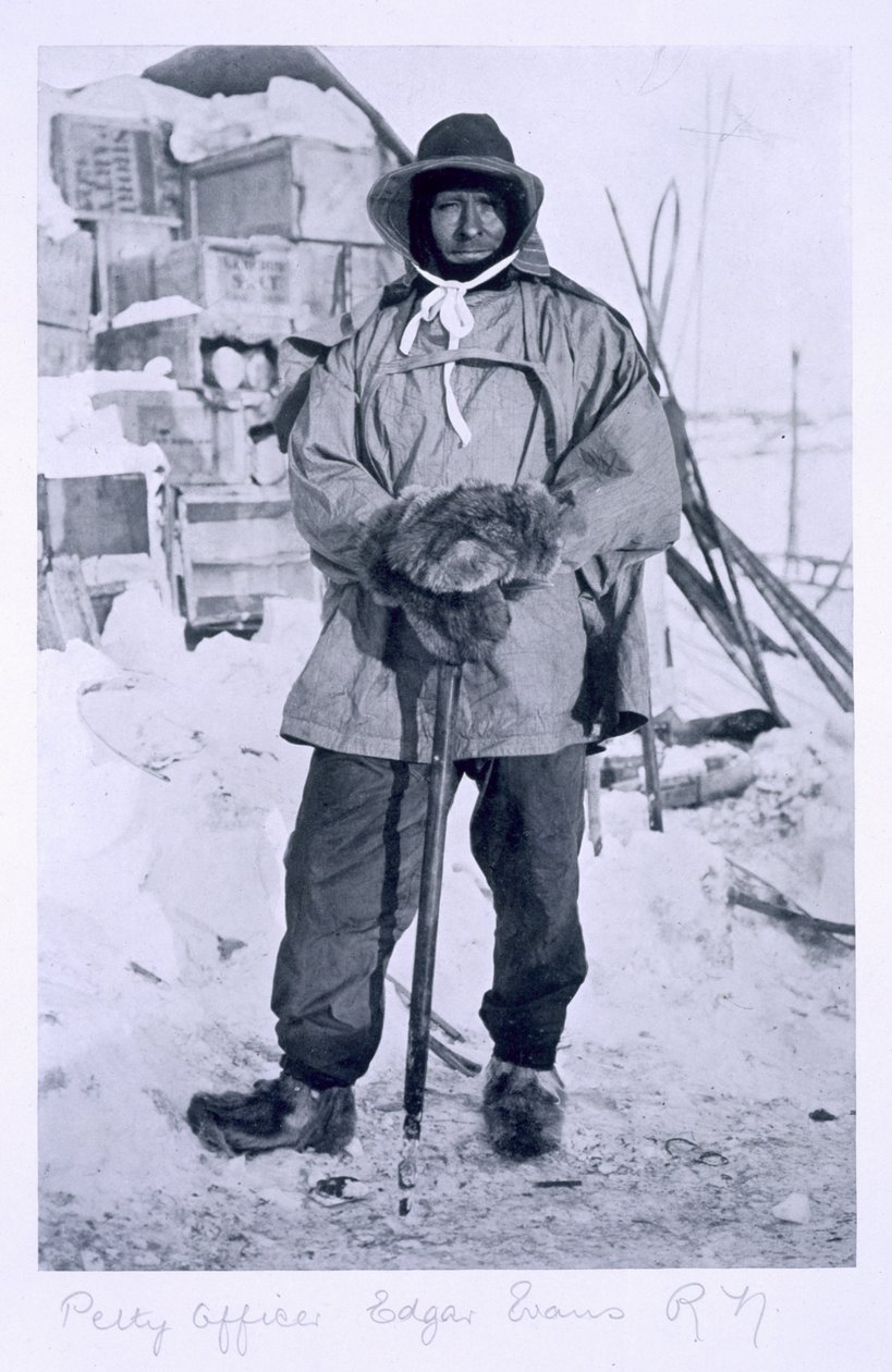 Underofficer Edgar Evans under Terra Nova-expeditionen (1910-13) till Sydpolen, 1911 av Herbert Ponting