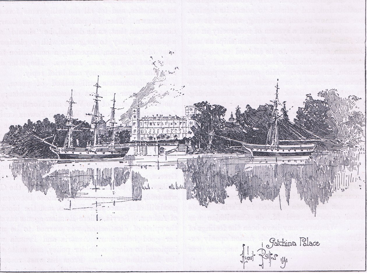 Gatchina-palatset, S:t Petersburg av Herbert Railton