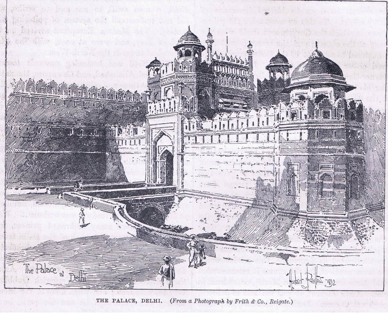 Palatset, Delhi av Herbert Railton