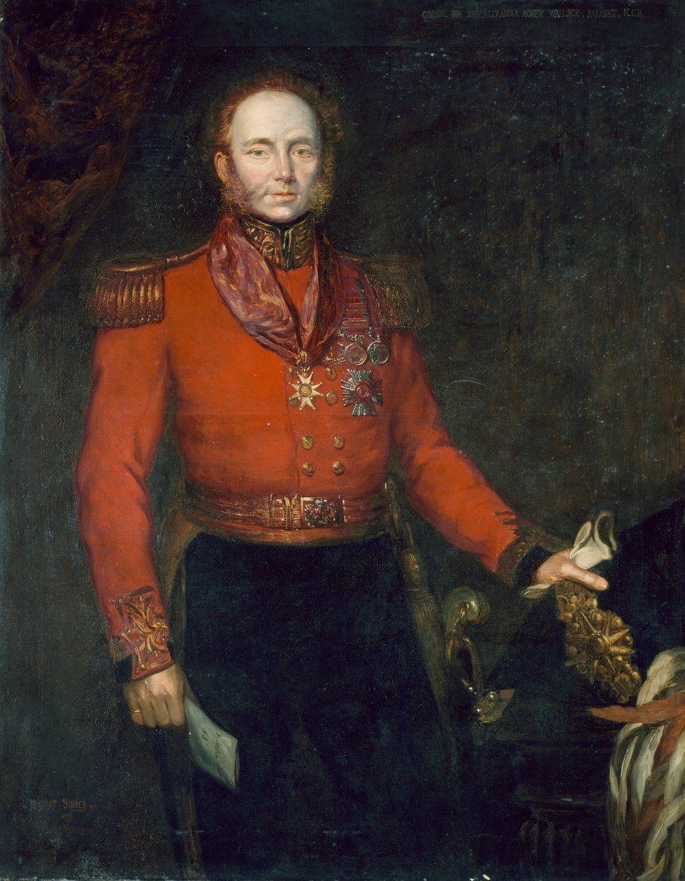 Generalmajor John Alexander Dunlop Agnew Wallace (ca 1775-1857) 1835 av Herbert Sidney