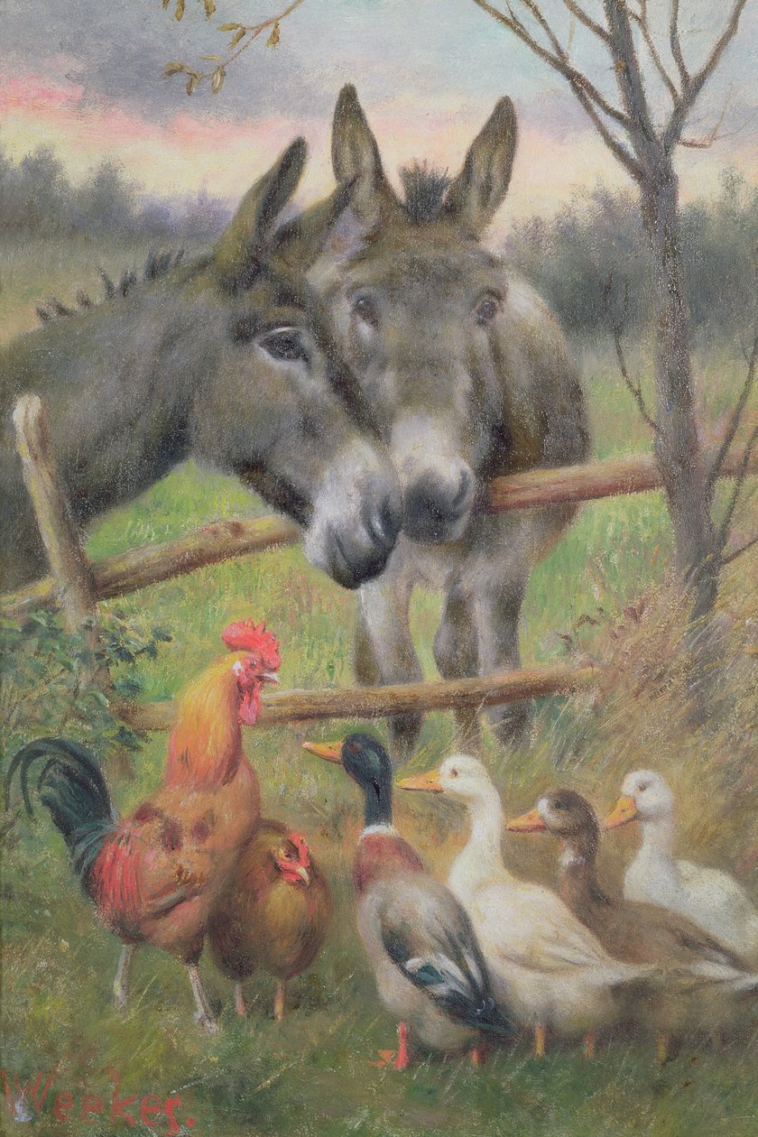 Ett urbant råd (panel) av Herbert William Weekes