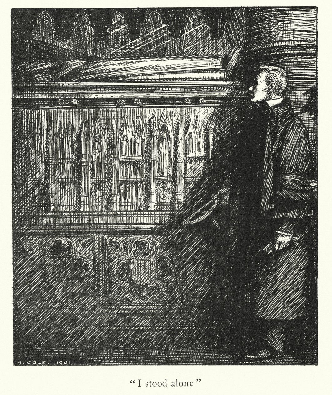 Ingoldsby Legends: Fragment (litografi) av Herbert Cole