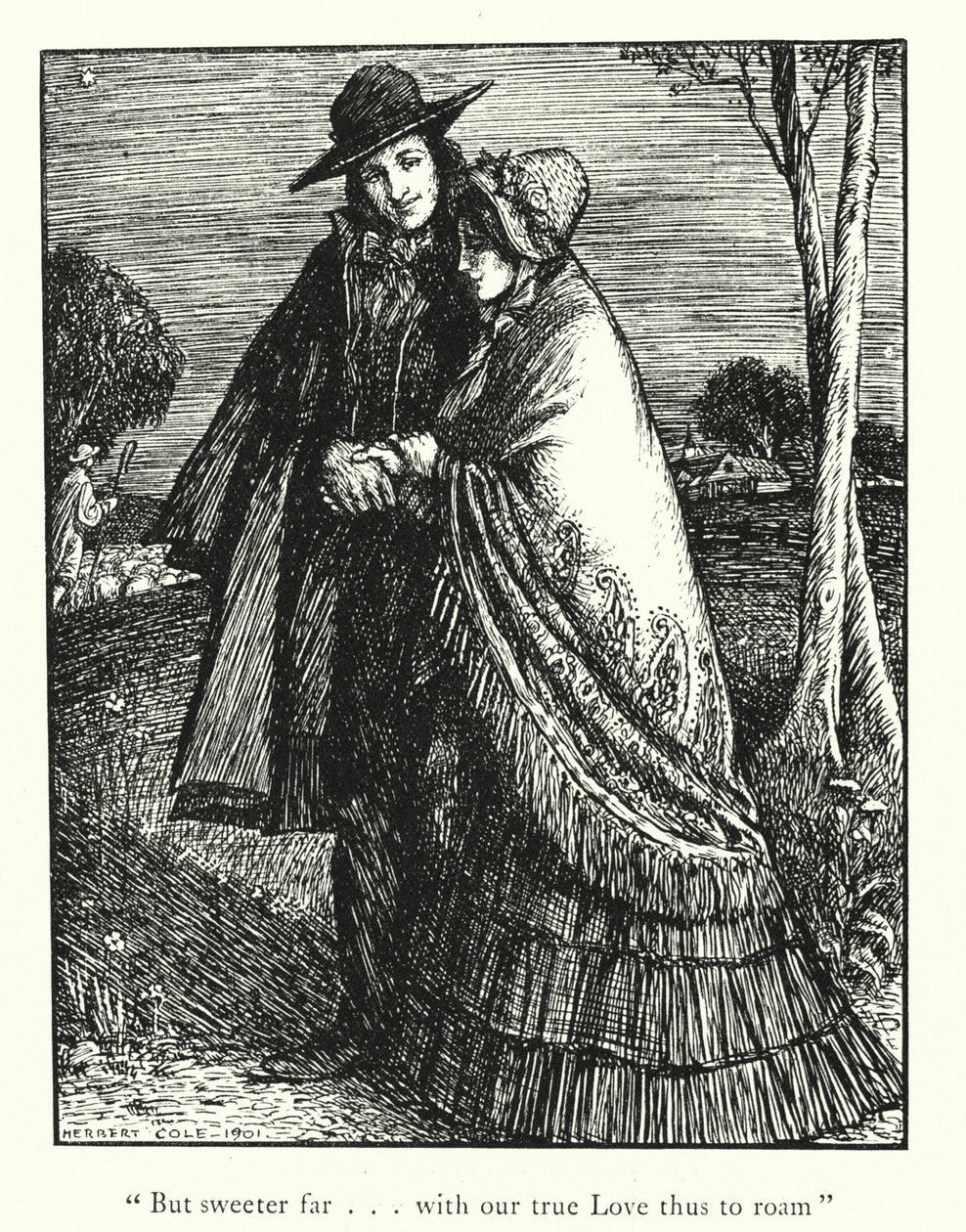 Ingoldsby legender: Sång (litografi) av Herbert Cole