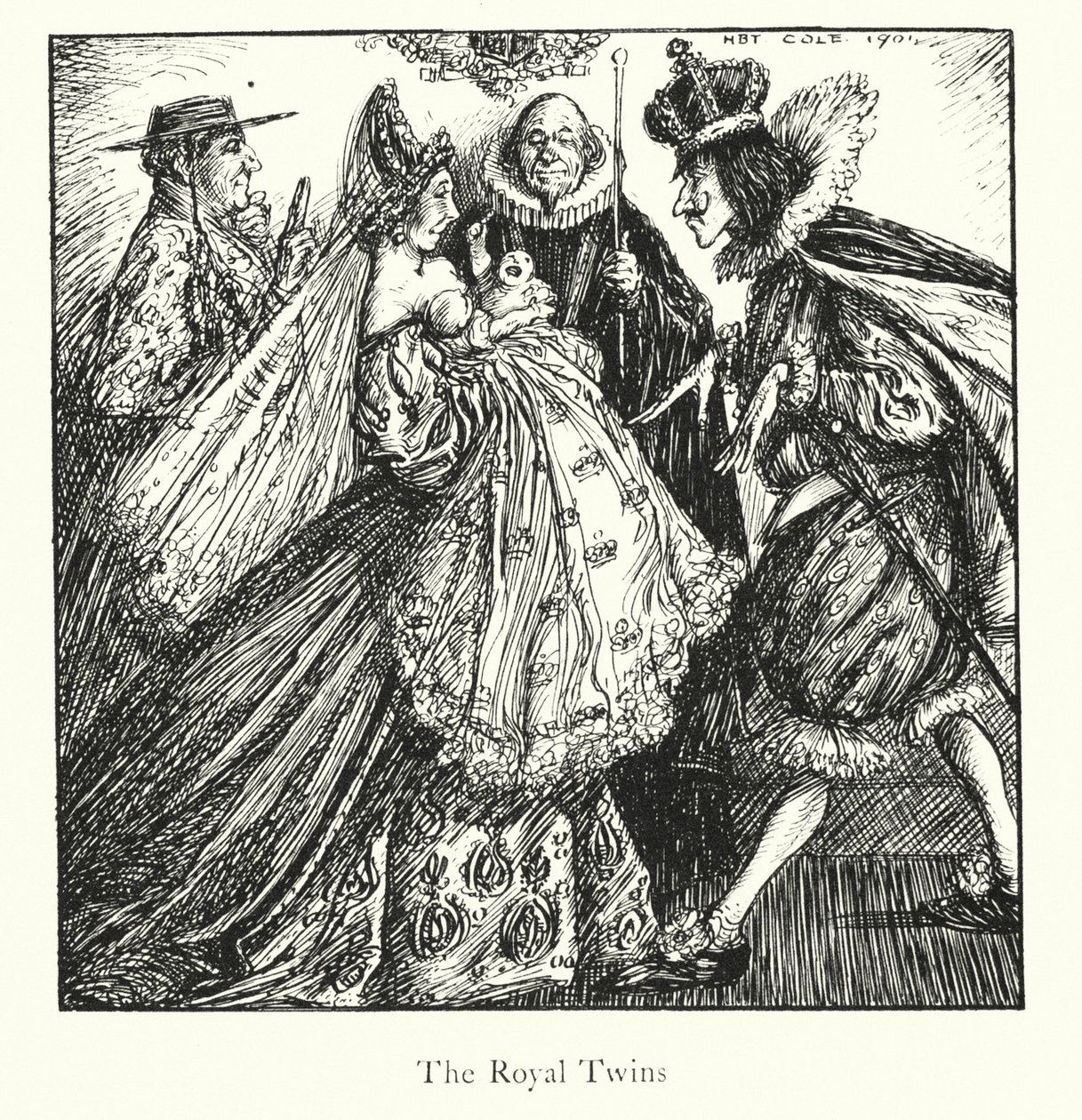 Ingoldsby Legends: Auto-Da-Fe (litografi) av Herbert Cole