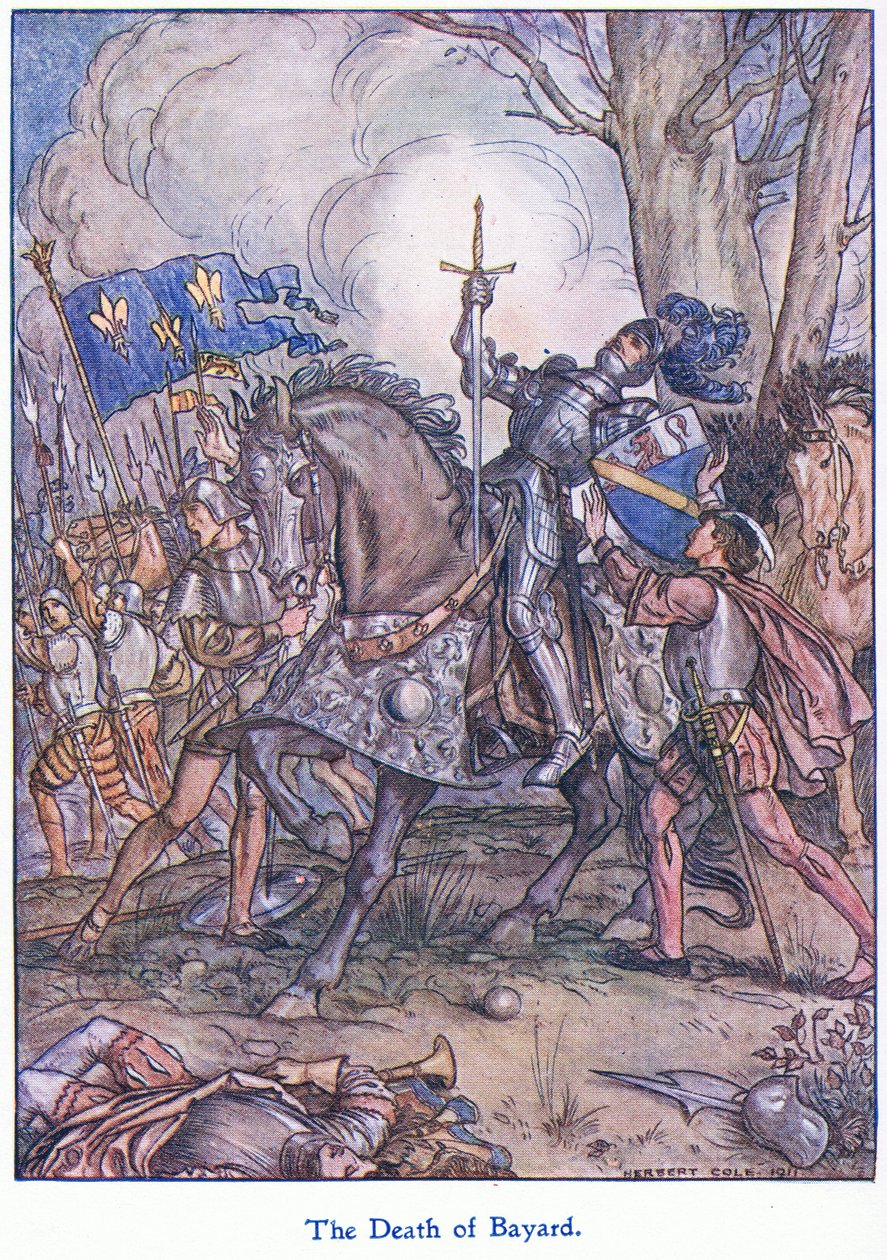 Bayards död 1938 av Herbert Cole
