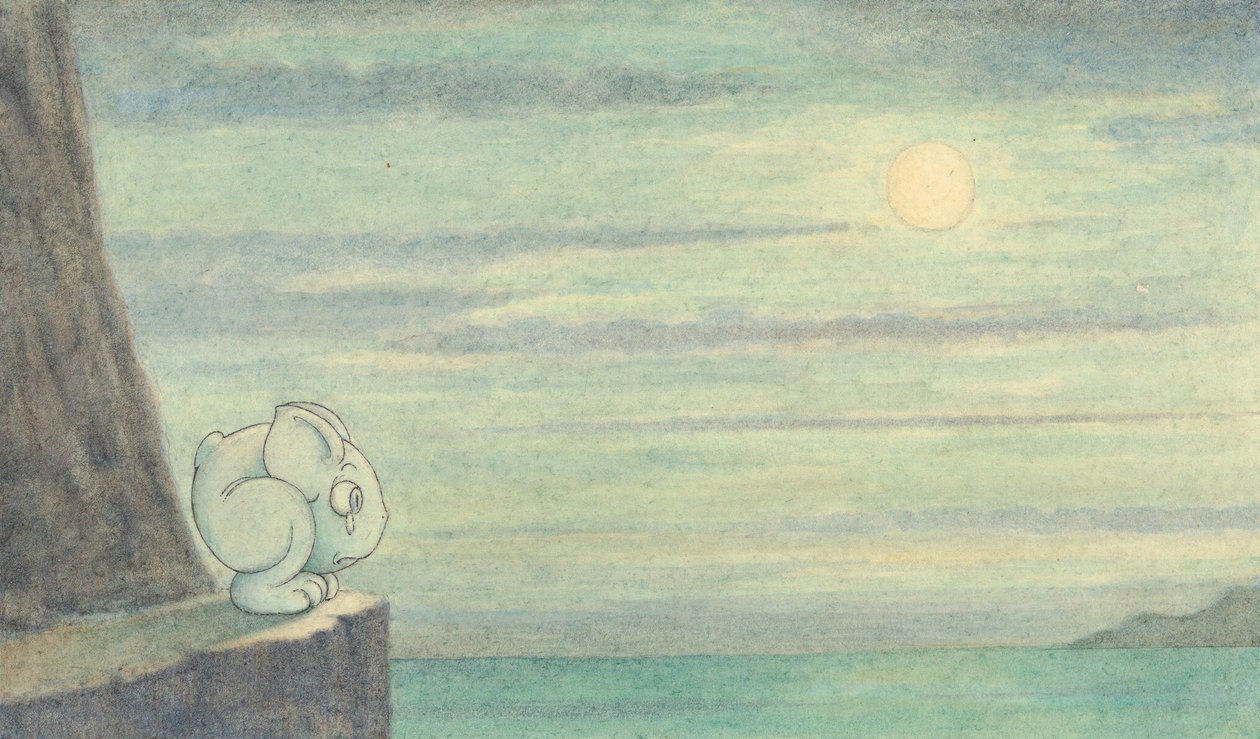 Det är extraordinärt hur mycket effekt månen gör, ca 1910 av Herbert E. Crowley
