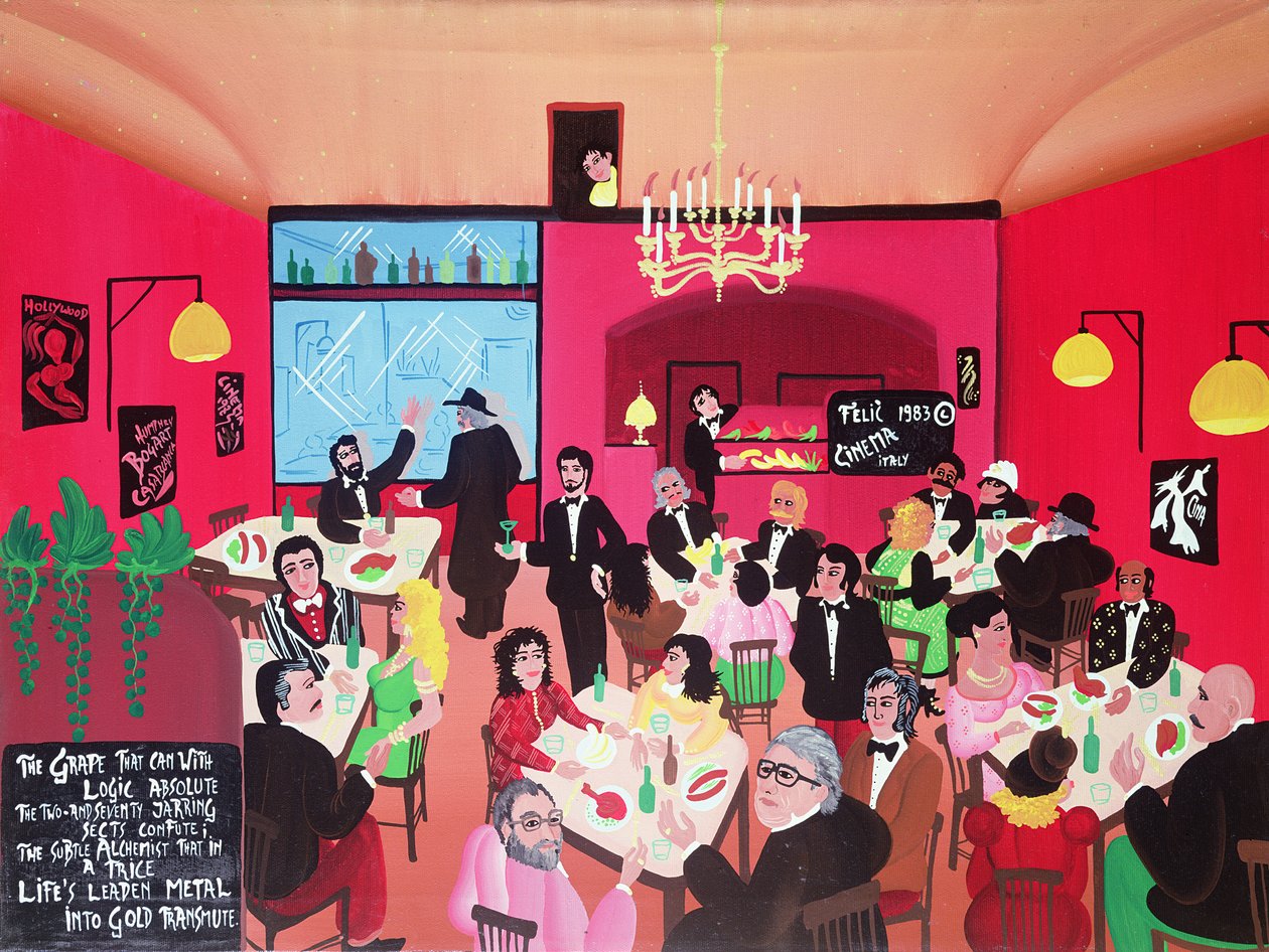 Cinema Stalia (grekisk restaurang) av Herbert Hofer