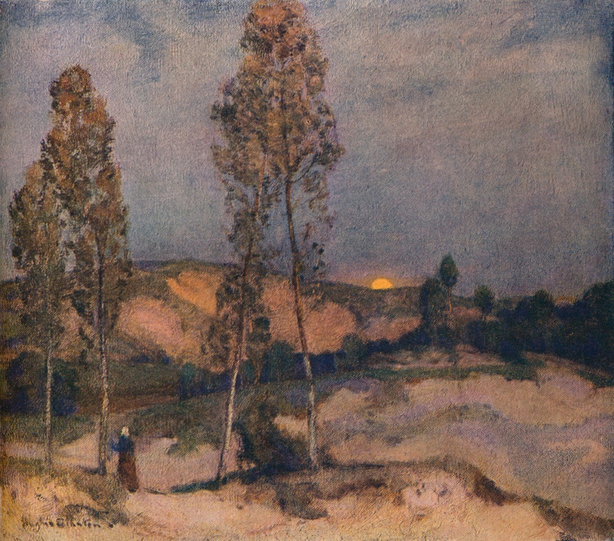 Sanddyner, Pas De Calais, c1900 av Herbert Hughes Stanton
