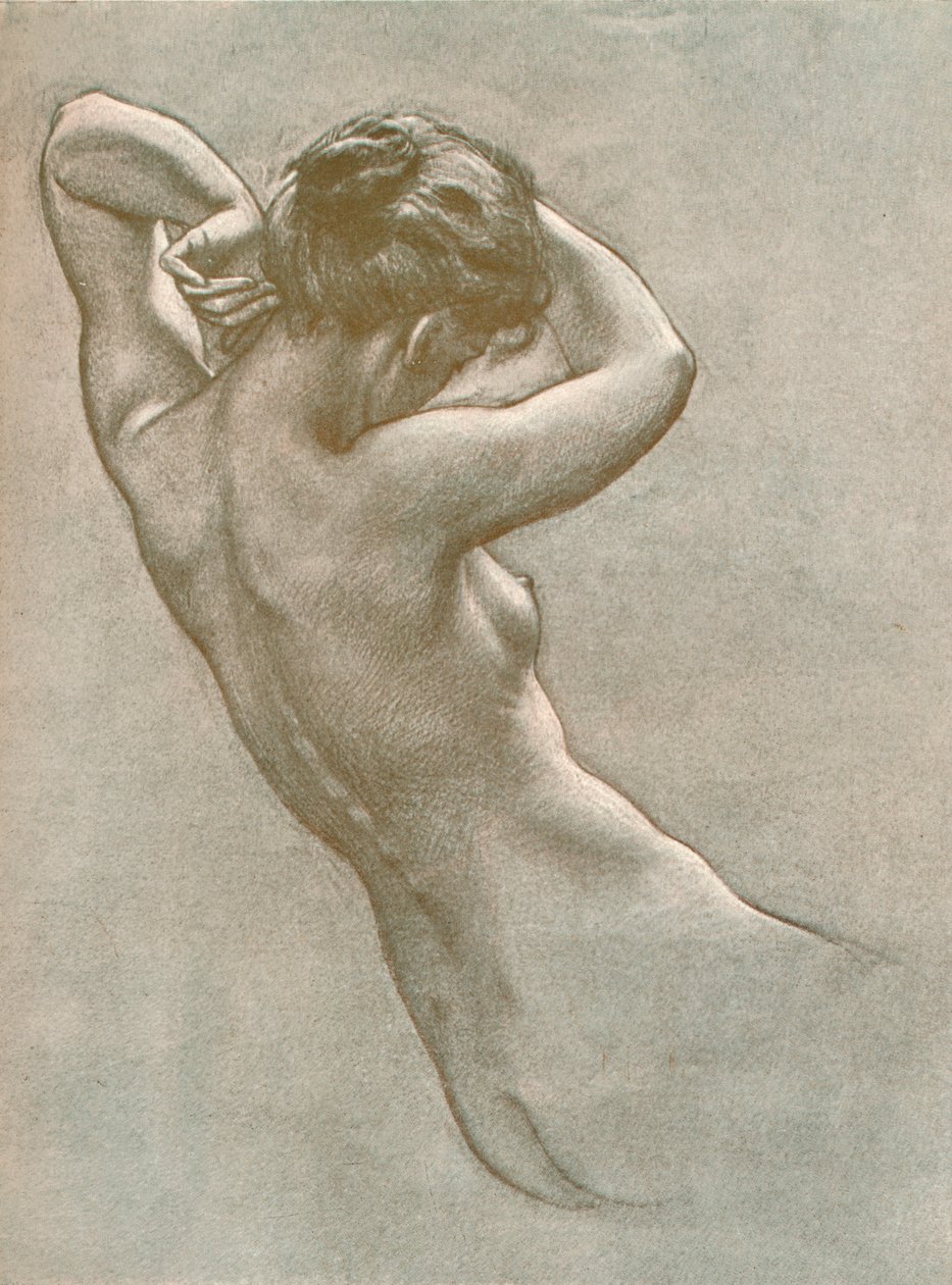 Study for Prospero Summoning Nymphs and Deities, c1902, 1903 av Herbert James Draper