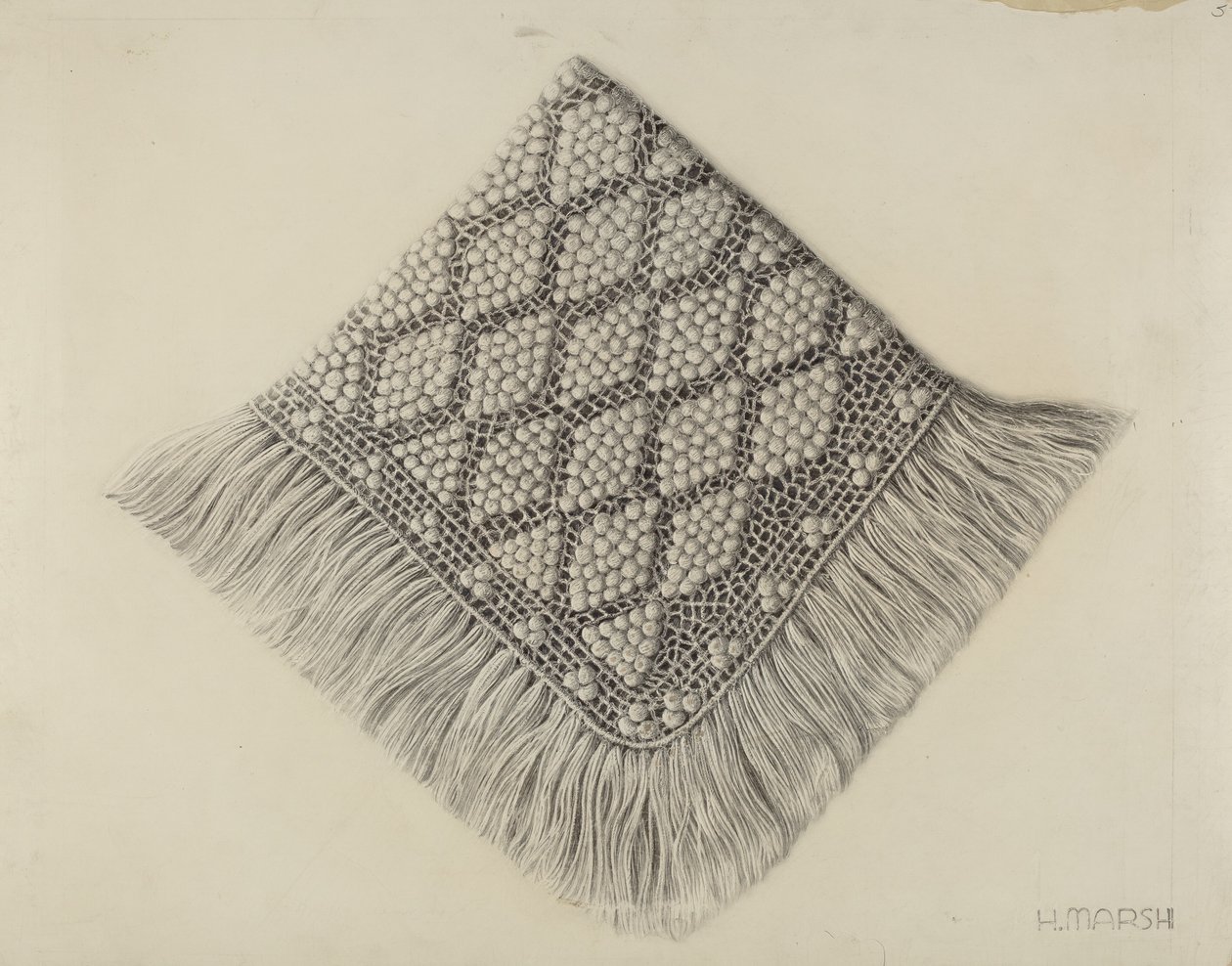 Virkad doily av Herbert Marsh