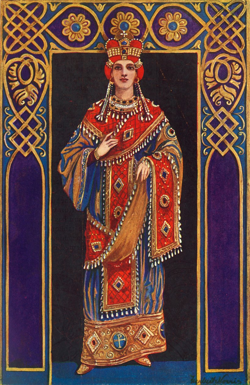 En kejsarinna från tionde, elfte och tolfte århundradena, e.Kr., 1924. av Herbert Norris