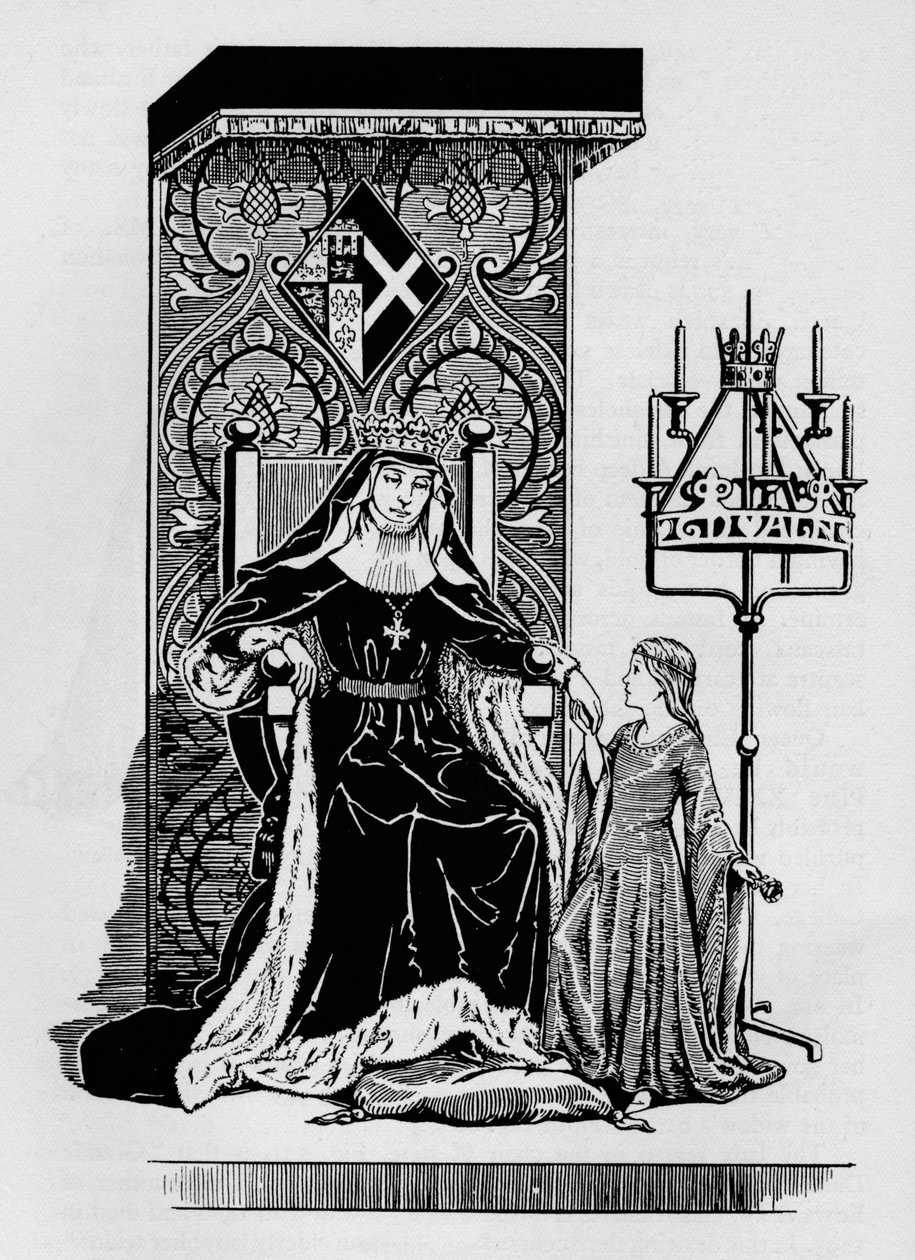Hertiginnan av York och prinsessan Margaret av Clarence, c1926 av Herbert Norris