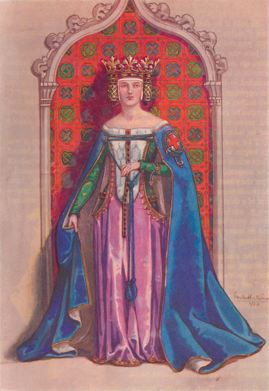 Drottning Philippa 1350, 1926 av Herbert Norris