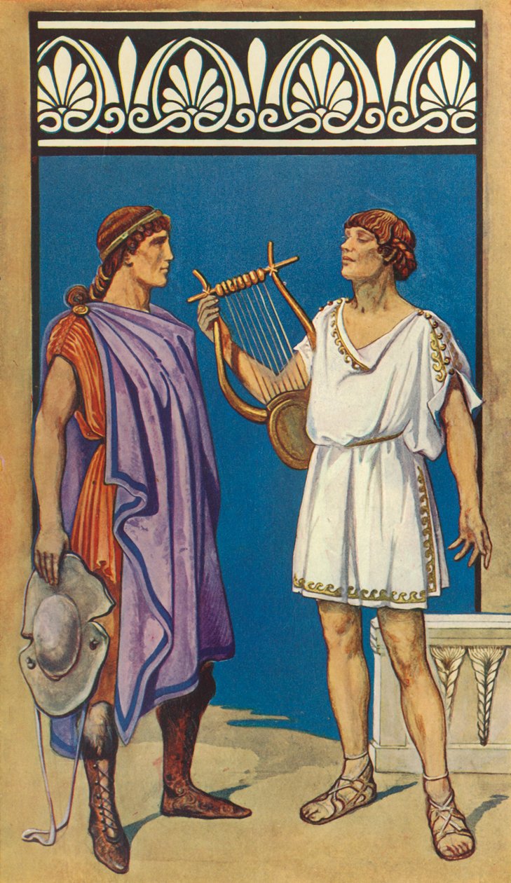 The Crinkled Chiton and the Chlamys left, The Chiton right, 1924. av Herbert Norris