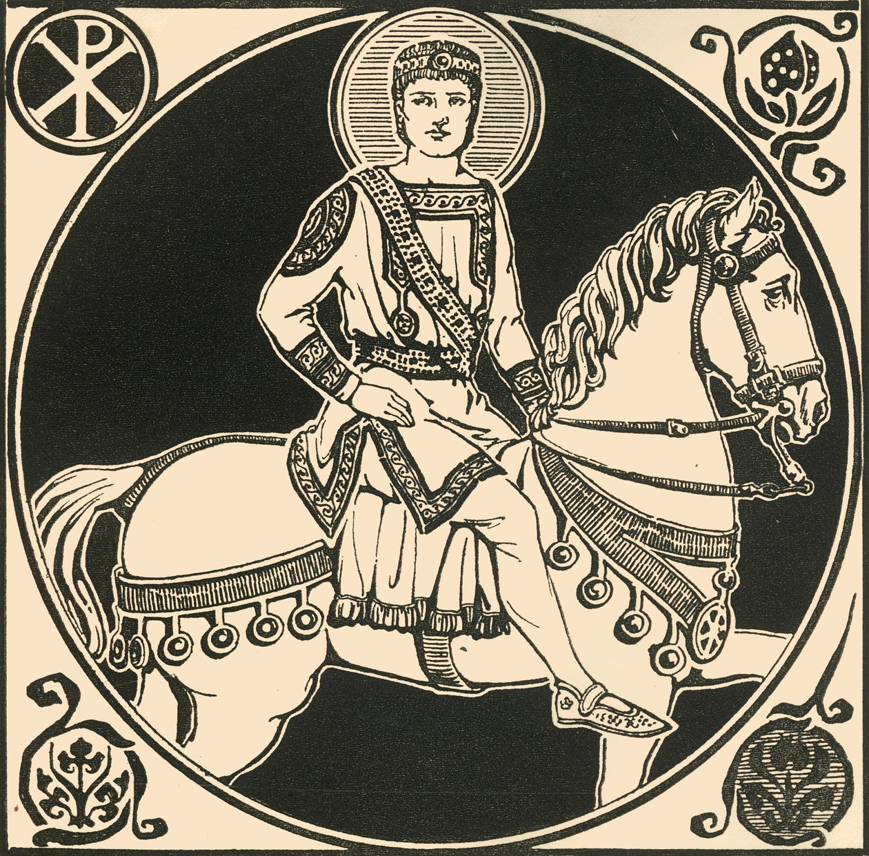 Kejsaren Justinianus, 1924. av Herbert Norris