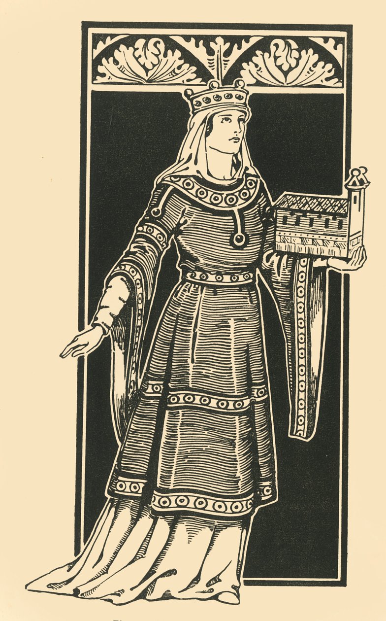 Kejsarinnan Cunigunda, 1002-1024, 1924. av Herbert Norris